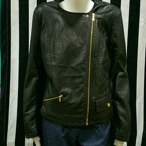 Faux Leather Jacket